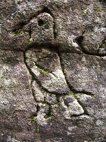 Hieroglyphics close up