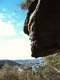 Tascott  from big cave on the mountain