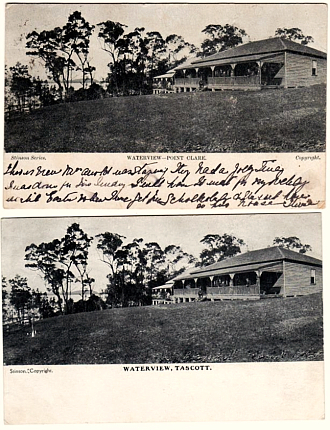 Tascott. Waterview Resort postcards c1903